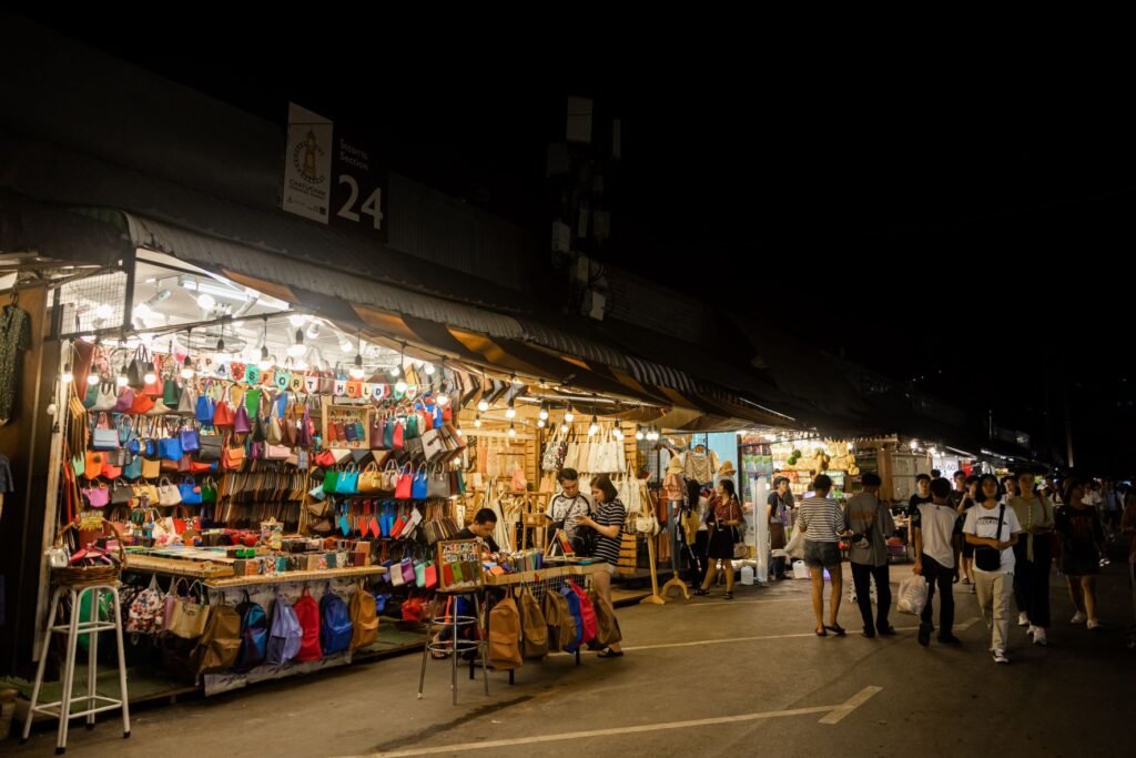 mercado en bangkok